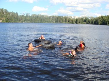 Swimming on Jackfish