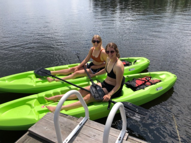Kayaking on Jackfish Lake